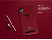 VixFox Card Slot Back Shell for Iphone X/XS ruby red