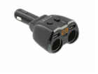 Rozbočovač cigaretového zapalovače Tellur 2 Sockets, 2xUS...