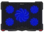 Tellur Cooling pad Basic 17, 5 ventilátorů, LED, Black