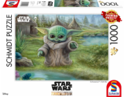 Puzzle prémiové kvality 1000 dílků THOMAS KINKADE Baby Yoda (Star Wars - The Mandalorian)