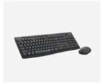 Logitech Silent Wireless Combo MK295, bezdrátová klávesnice + myš, 2.4 GHz, CZ/SK, Graphite
