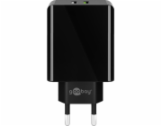 goobay duální USB rychlonabíječka USB/QC3.0 28W