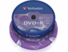 Verbatim DVD+R 4,7 GB 16x 25 kusů (43500)