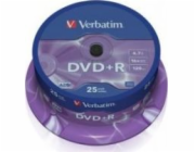 Verbatim DVD+R 4,7 GB 16x 25 kusů (43500)