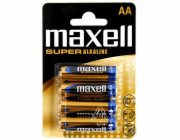 MAXELL Super alkalické baterie LR6 4BP AA, blistr 4ks