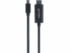 Manhattan DisplayPort Mini – kabel HDMI 1,8 m černý (153287)