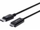 Manhattan DisplayPort – kabel HDMI 3m černý (153218)