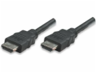 Manhattan HDMI - HDMI kabel 2m černý (323215)