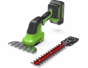 Greenworks G24SHTK2 20 cm  Bateriové nůžky
