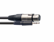 Stagg SAC1MPSXF, kabel XLR/mini JACK, 1m