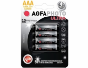 AgfaPhoto Ultra alkalická baterie 1.5V, LR03/AAA, 4ks 