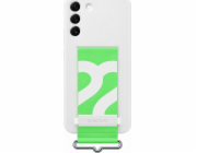 Samsung Silikonový kryt s poutkem pro Samsung Galaxy S22+ bílý