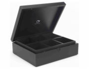 Bredemeijer box na cajové sácky 6 prihrádek cerný 184006