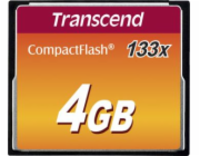 Transcend CompactFlash 4GB TS4GCF133 Paměťová karta