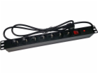 A-LAN Power strip 19 7x CEE 7/5 CEE 7/7 zástrčka s vypína...