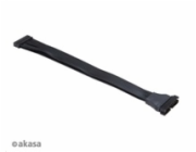 AKASA kabel prodlužovací interní USB 3.0 19-pin, M/F, 15 cm