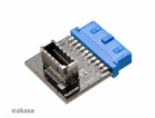AKASA redukce AK-CBUB51-BK USB 3.0 19-pin MB header na US...