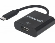 Adapter USB Manhattan USB-C - HDMI Czarny (151788)
