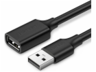 2x1 UGREEN USB A To Female 2.0 Extension Cable Black 1M