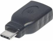 Adapter USB Manhattan USB-C - USB Czarny (354646)