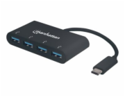 Manhattan USB HUB 4x USB-A 3.0 (162746)