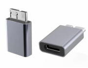 PremiumCord USB redukce USB C - USB3.0 Micro B (F/M)