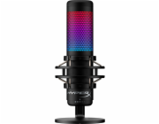 HyperX QuadCast S - USB Microphone (Black-Grey) - RGB Lighting (HMIQ1S-XX-RG/G) - Mikrofon