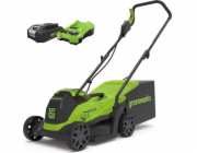 33 cm cordless mower Greenworks GD24LM33K4 - 2516107UB - charger + 4Ah battery kit