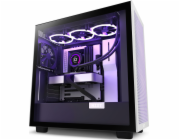 NZXT skříň H7 Flow RGB edition / ATX / 3x 140 mm fan / USB-C / 2x USB / prosklená bočnice / mesh panel / RGB / černá