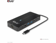 Club3D hub USB-C, 7-in-1 hub s 2x HDMI, 2x USB Gen1 Type-A, 1x RJ45, 1x 3.5mm audio, 1x USB Gen1 Type-C, 100W PD