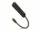 AXAGON HMC-GL3A, USB 3.2 Gen 1 hub, porty 3x USB-A + Giga...