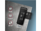 AXAGON CRE-S2N, USB-A 3.2 Gen 1 - SUPERSPEED čtečka karet...