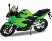 Welly Motocykl Kawasaki Ninja 650R 1:10 zelený