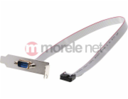 DeLOCK slot deska Low Profile 1x sériový, kryt slotu