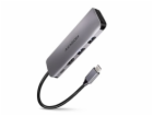 AXAGON HMC-5, USB 3.2 Gen 1 hub, porty 2x USB-A, HDMI, SD...
