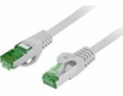 Patchcord kat.7 S / FTP LSZH CU 10m šedá náhoda prošla
