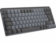 Logitech MX Mechanical Mini, US, Hmatové tiché spínače, černá/grafitová