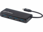 Manhattan USB HUB 4x USB-A 3.0 (164924)