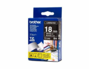 BROTHER TZE345 - kazeta TZ šířky 18mm, laminovaná TZE-345, černá/bílé písmo