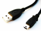 USB kabel A-MINI 5PM 2.0 2m HQ 1,8m