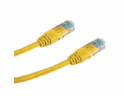 DATACOM Patch kabel UTP CAT5E 0,5m žlutý
