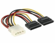 PremiumCord Napájecí kabel k HDD 5,25 Molex-2xSeri