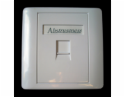 WALL plate SA s rámečkem pro 1keystone (80 x 80)