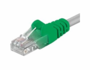 PremiumCord Patch kabel Cat5E UTP, délka 10m, křížený, šedá