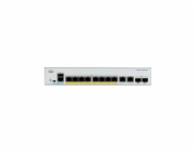 Cisco Catalyst 1000-8FP-E-2G-L - Přepínač - řízený - 8 x 10/100/1000 (PoE+) + 2 x combo Gigabit SFP (uplink) - Lze montovat do rozvaděče - PoE+ (120 W)