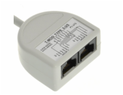 Rozdvojka počítač/počítač 2 x RJ45 UTP T-MOD 3-U5 Solarix Eth.Rozdvojka PC-PC