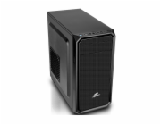 EVOLVEO Shaw 2, case mATX, 1x 120 mm ventilátor, přední mesh panel, prachový filtr, bez zdroje, černá