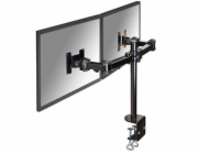 Neomounts FPMA-D960D - Montážní sada - plný pohyb - pro 2 LCD displeje - černá - velikost obrazovky: 10"-27" - upevnění svorkou, upevnitelné na stůl