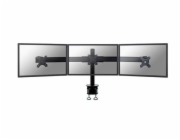 Neomounts FPMA-D700D3 - Montážní sada - pro 3 LCD displeje - černá - velikost obrazovky: 10"-27" - upevnění svorkou, upevnitelné na stůl