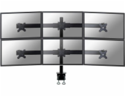 Neomounts FPMA-D700D6 - Montážní sada - plný pohyb - pro 6 LCD displejů - černá - velikost obrazovky: 19"-27" - upevnění svorkou, upevnitelné na stůl